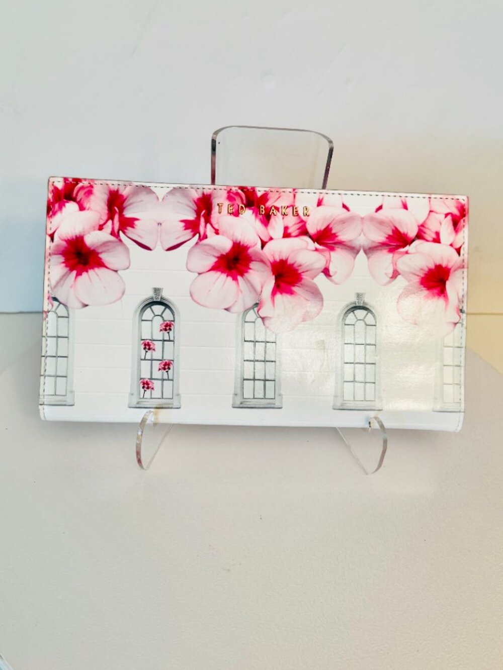 Ted Baker London Babylon Pink Floral Travel Wallet and Passport Holder